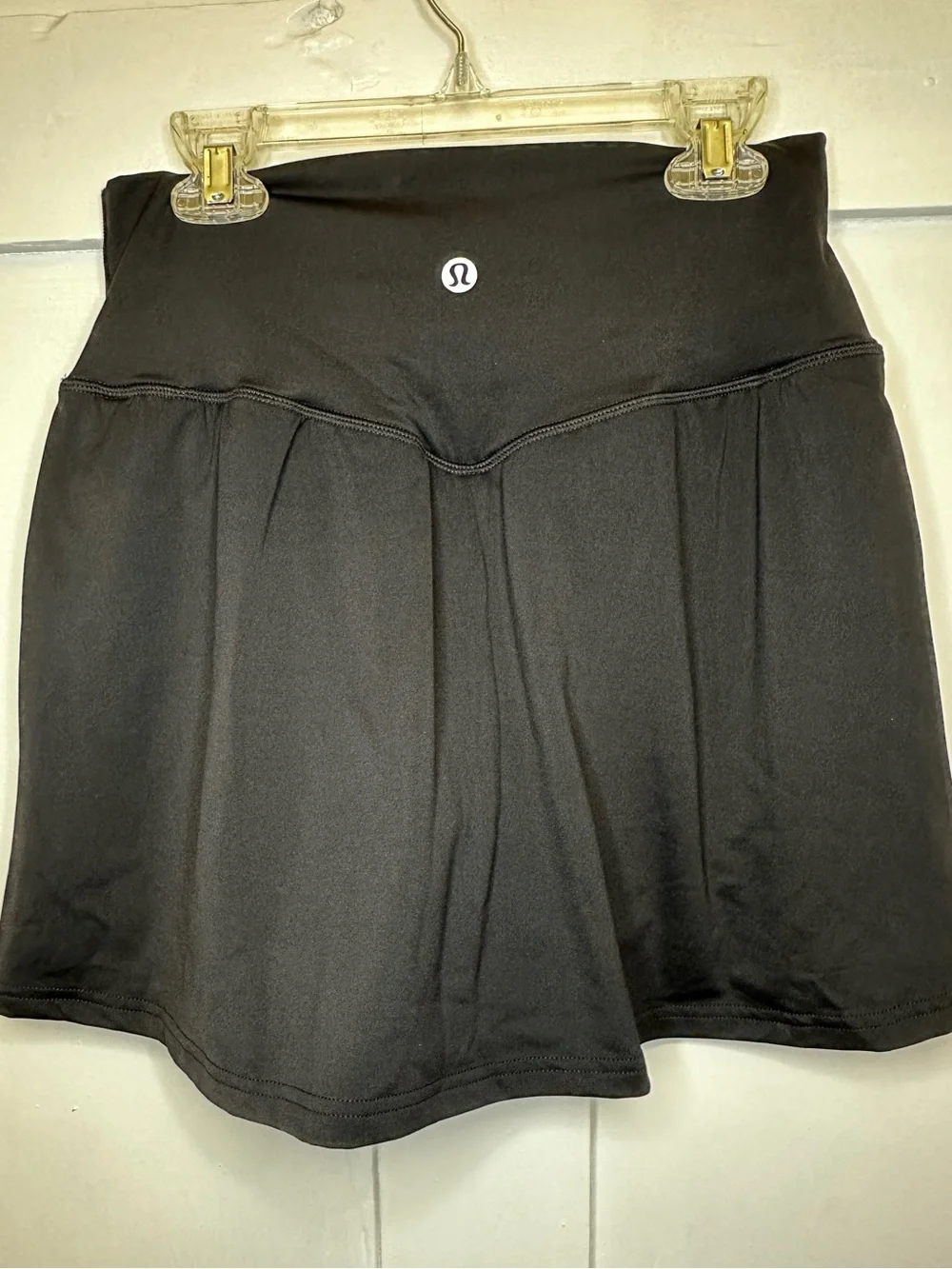 NWT Lululemon Swiftly Tech SS Crew Skort / Black Size L